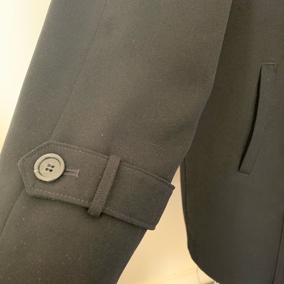 Vintage double breasted trenchcoat black - Picture 5 of 12